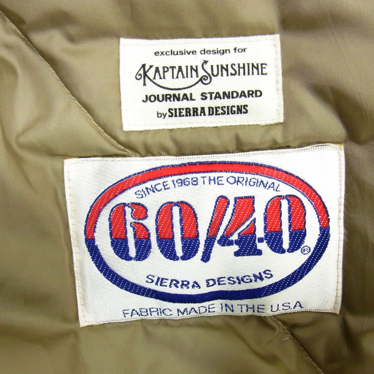 定価7万 50周年 ジャーナル別注 SIERRA DESIGNS×KAPTAIN SUNSHINE×JS 