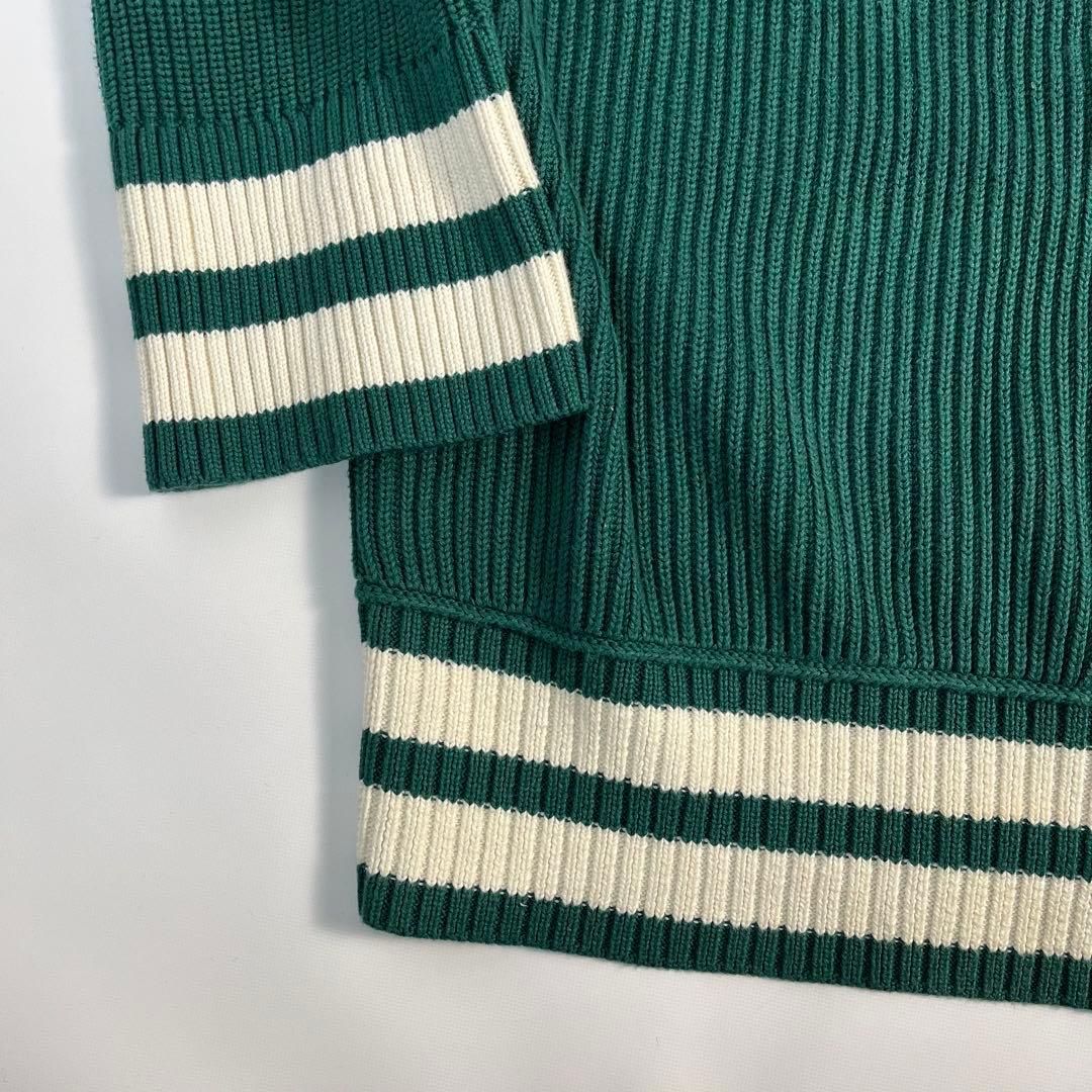 TOMMY HILFIGER ニット カーディガン 豪華刺繍 金ボタン - メルカリ