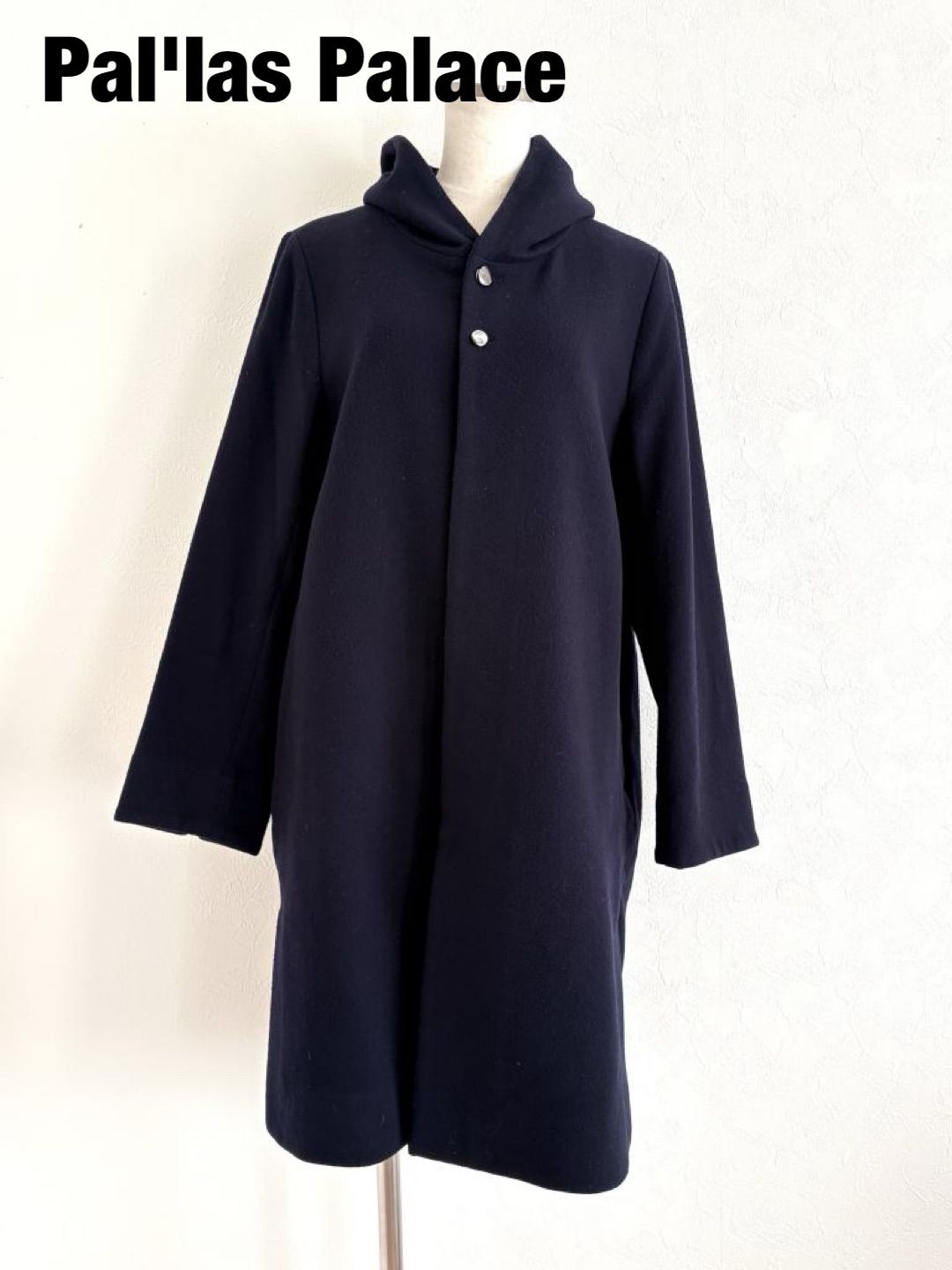 Pal'las Palace パラスパレス 日本製 コート Lサイズ 濃紺 大人