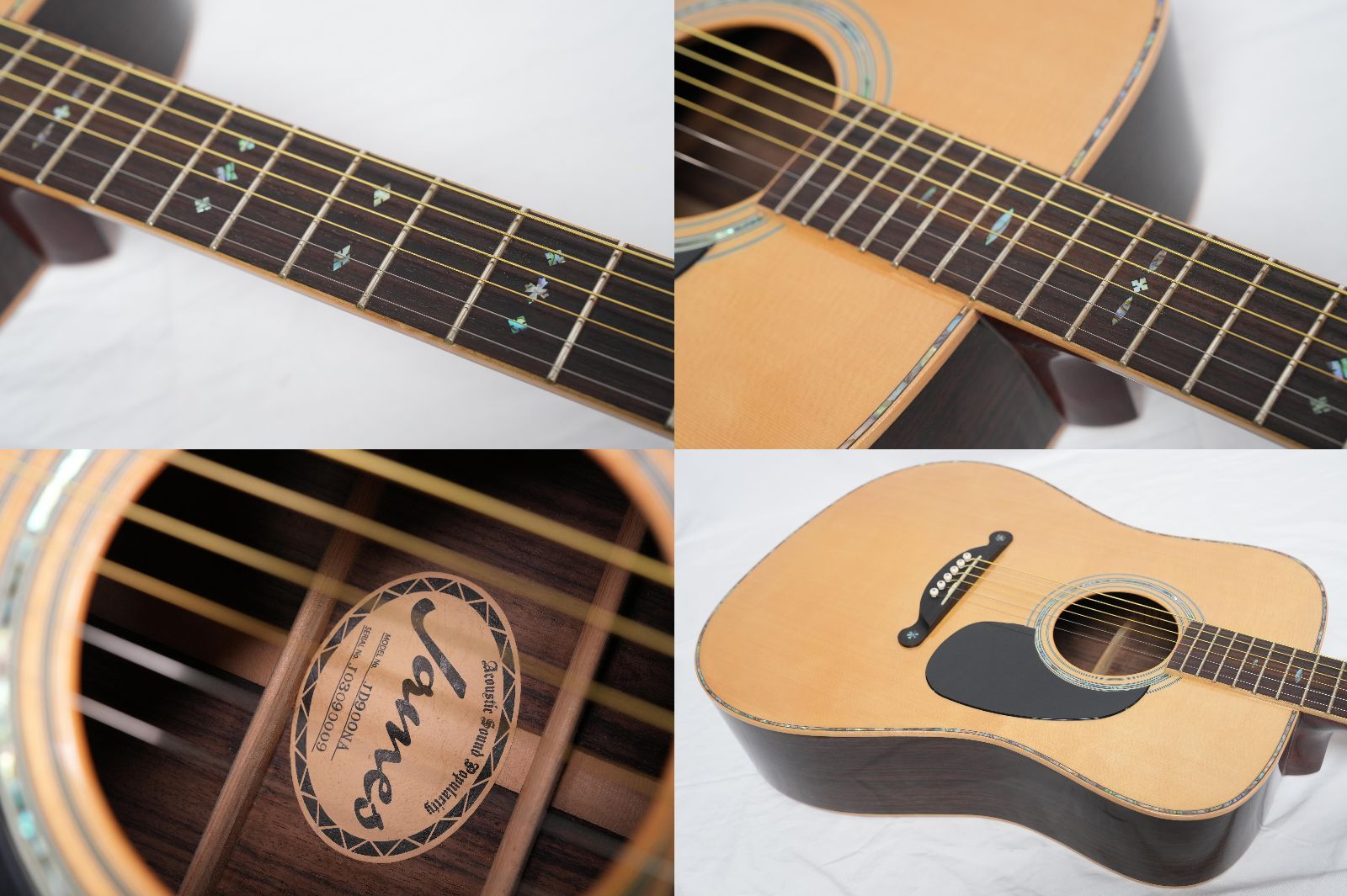 ☆JAMES☆JD-900NA オール単板アコースティックギター 島村楽器