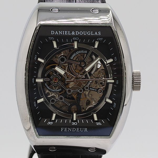 保 稼働 ダニエルダグラス DD8810 AT 自動巻 スケルトン文字盤 メンズ腕時計 2000000 1NBG ABC17856 SMZ