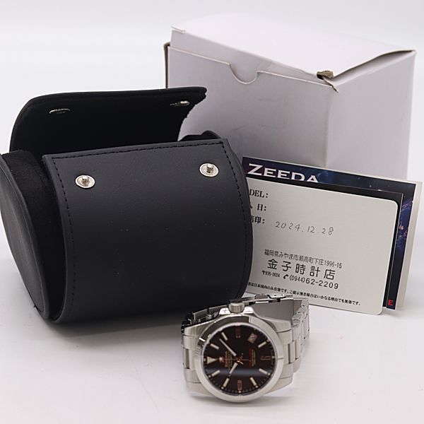  保 稼働 ジーダ TESLA CODE テスラコード NH35A AT 自動巻 ブラウン文字盤 メンズ腕時計 2000000 1NBG MST ABC17867 家庭洗濯可 自動巻き時計 腕時計(アナログ)