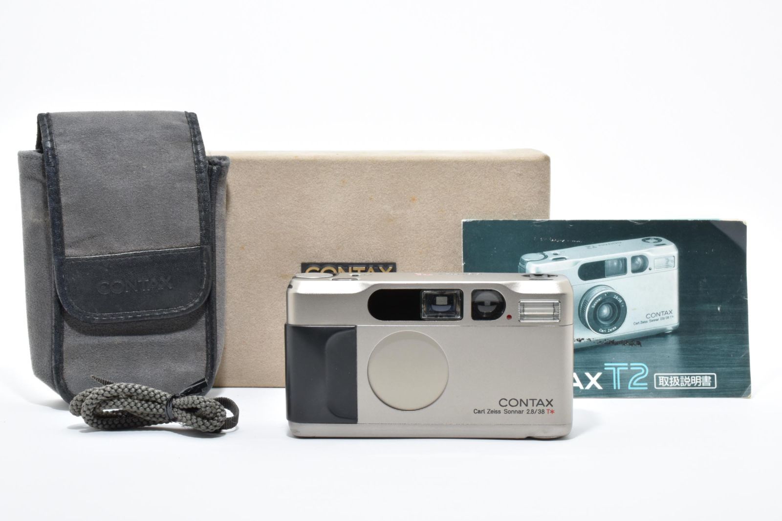 返品保証】☆実用品☆ CONTAX T2 コンタックス チタンシルバー +