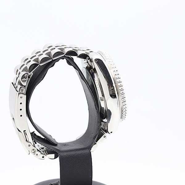  保 稼働 セイコー 5スポーツ GMT 4R34 00A0 AT 自動巻 ブラック文字盤 メンズ腕時計 2011000 1MGY ABC17924 SMZ ミニマル 自動巻き時計 腕時計(アナログ)