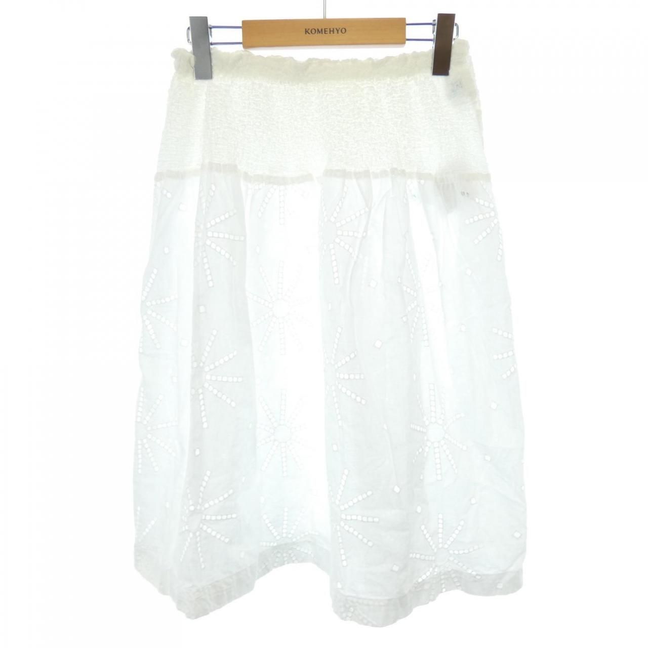 イッセイミヤケ 刺繍スカート 涼 me by issay miyak イッセイミヤケ