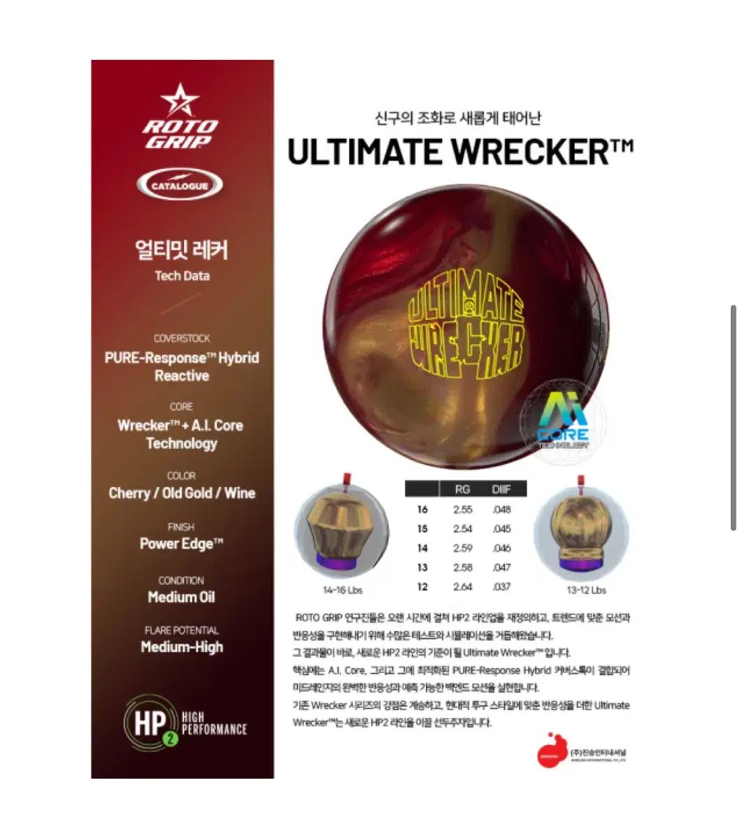 ROTOGRIP (ロトグリップ) アルティメット レッカー 15p - メルカリ