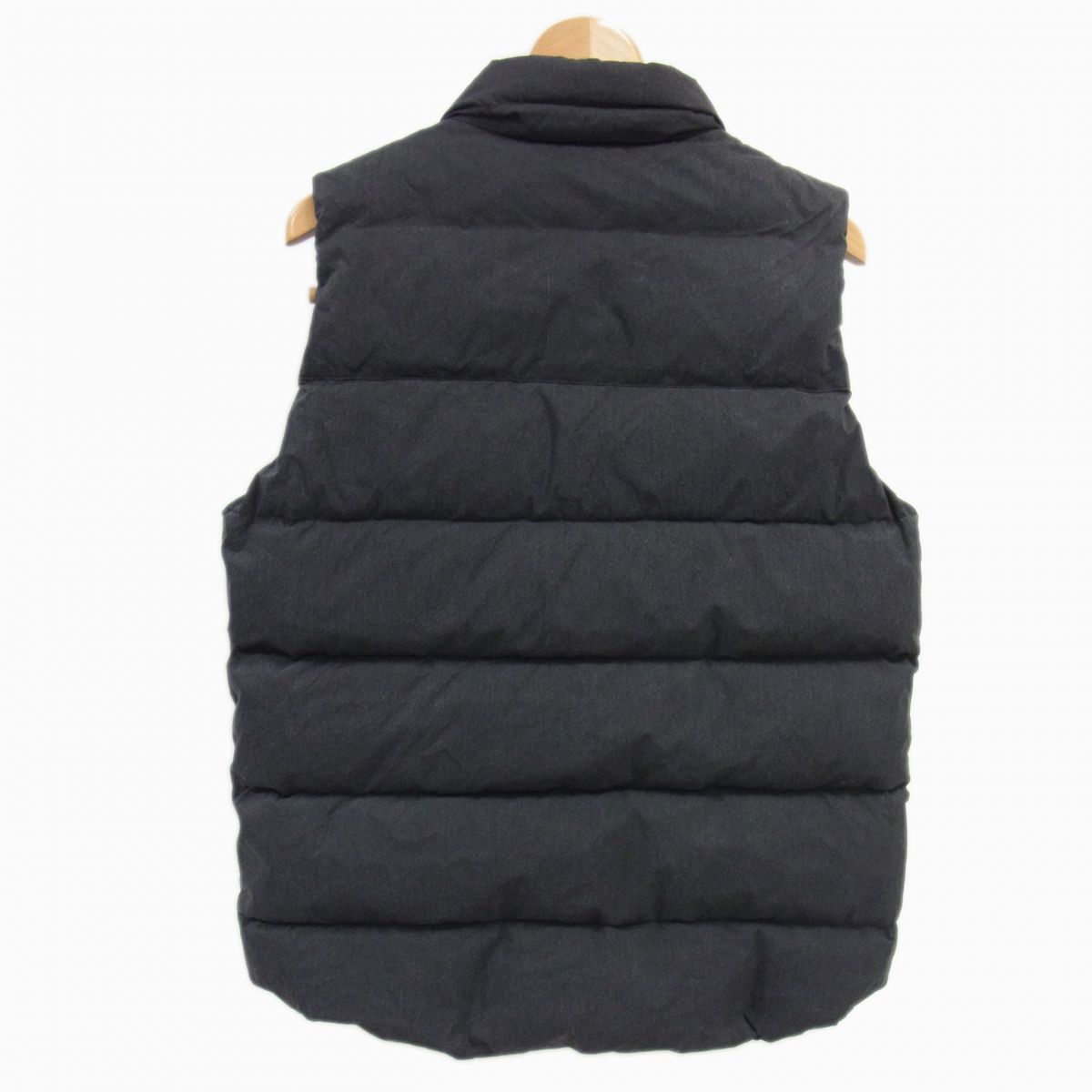 ◇SNOW PEAK JK-16AU008 ダウンベスト シワ加工 ブラック スノーピーク