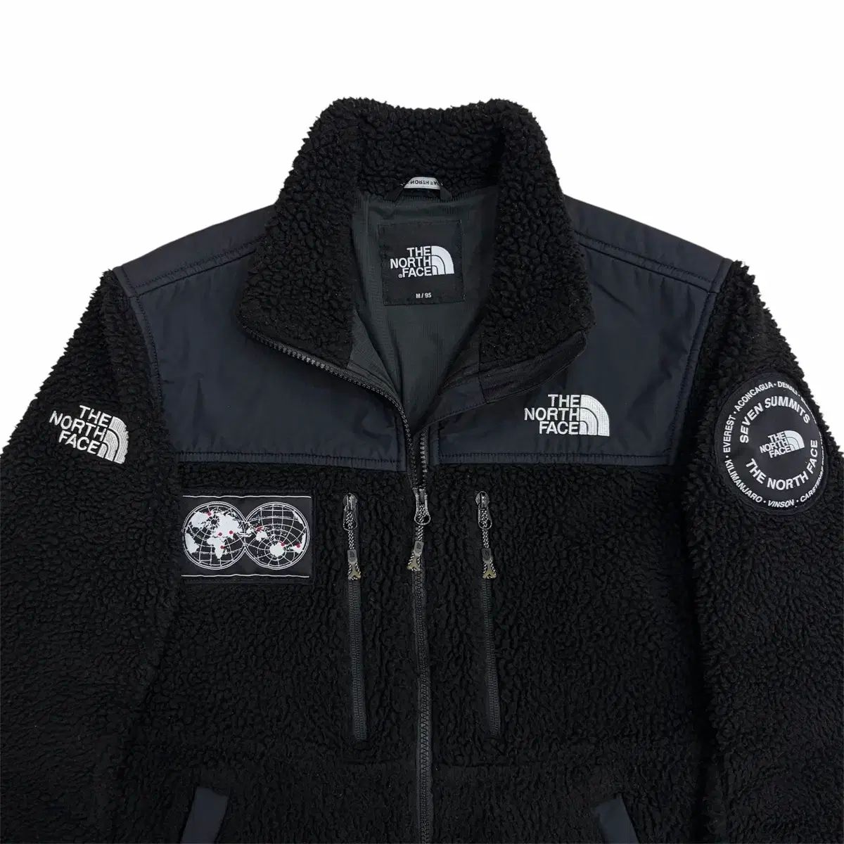THE NORTH FACE フリースジャケット ブラック　美品 THE NORTH FACE ザノースフェイス セブン 7 サミット ブラック