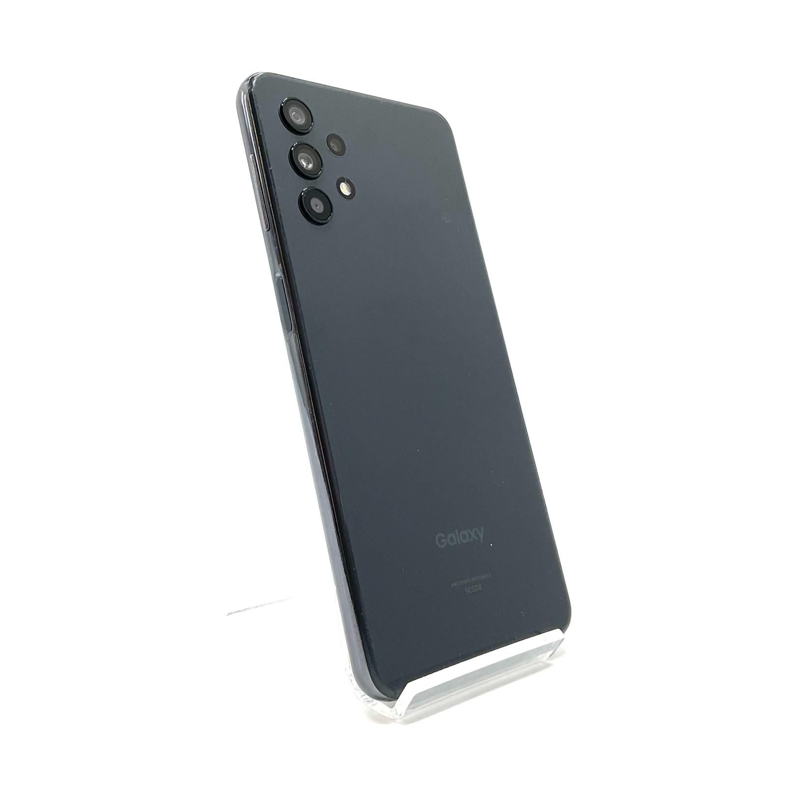 SAMSUNG Galaxy A32 5G オーサムブラック au SCG08 白ロム【難有
