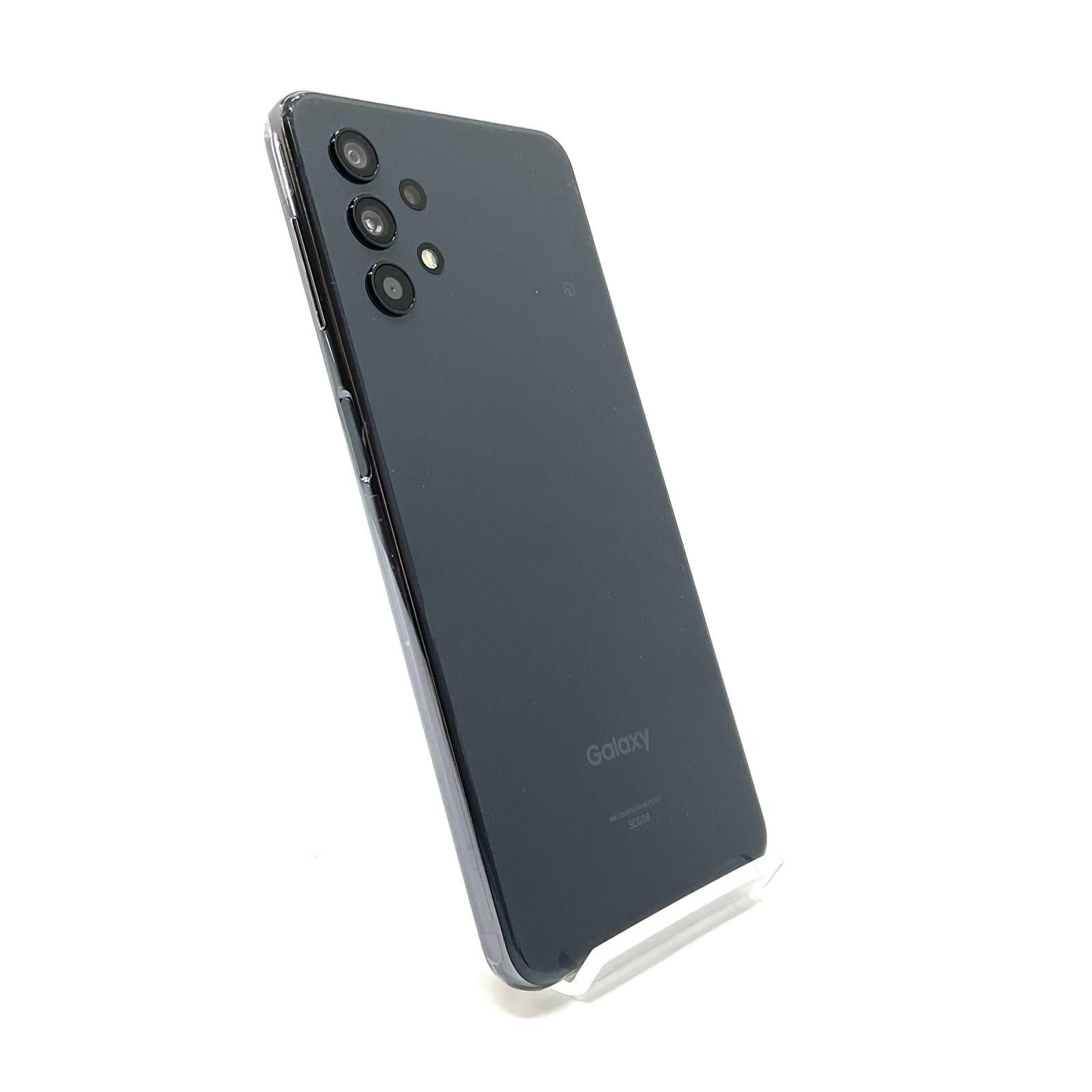 SAMSUNG Galaxy A32 5G 64GB オーサムブラック au SCG08 白ロム 動作