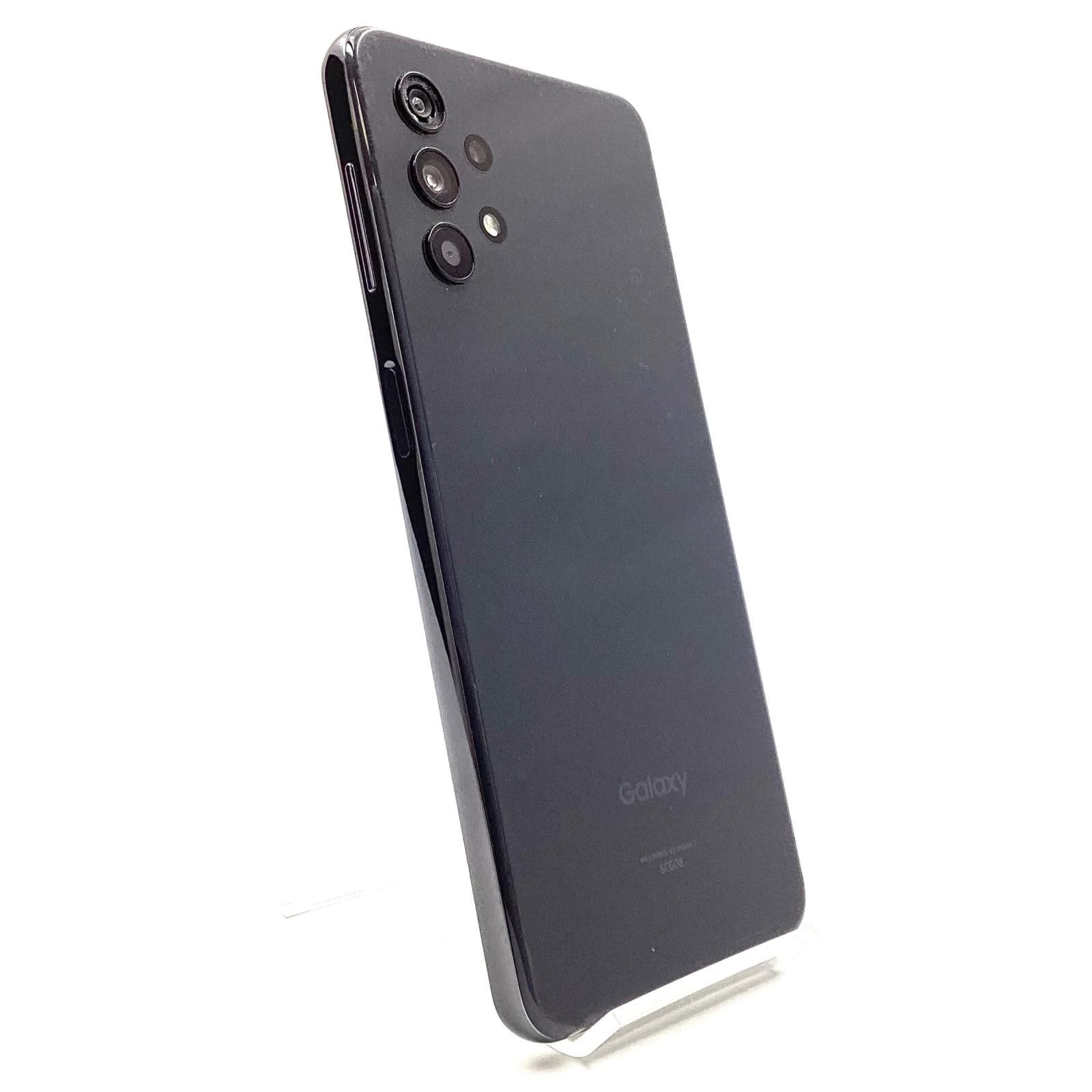 【美品✨】Galaxy A32 5G 本体 オーサムブラック 箱付き SAMSUNG Galaxy A32 5G 64GB オーサムブラック au SCG08 白ロム 動作