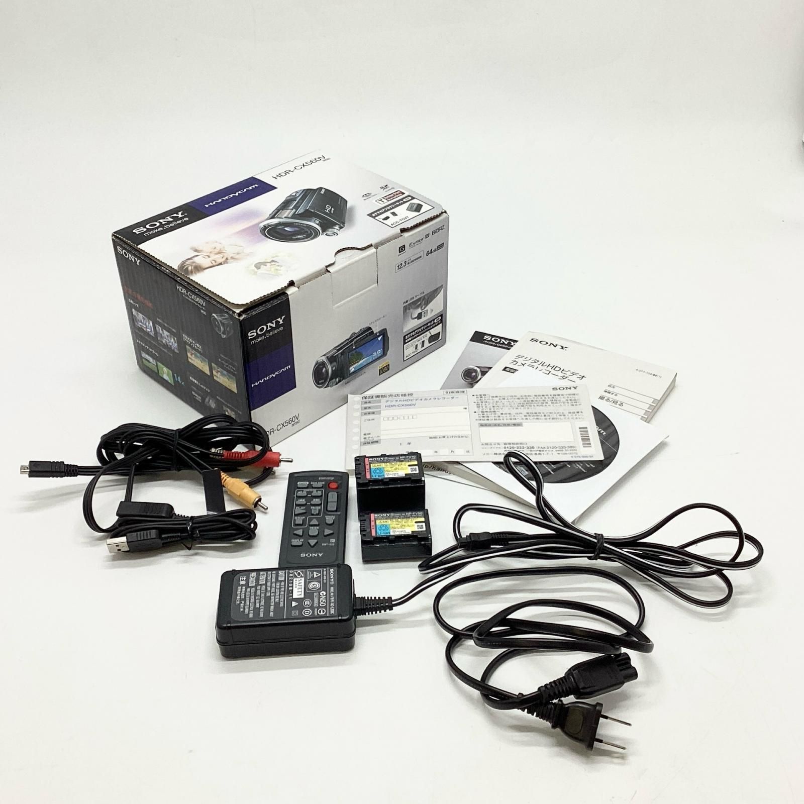 全額返金保証】【最速発送】Sony HDR-CX560V ブラウン 動作確認済