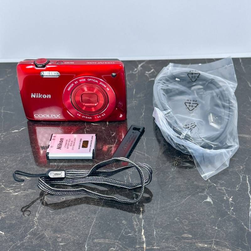 Nikon COOLPIX S4300 レッド コンパクトデジタルカメラ 1600万画素