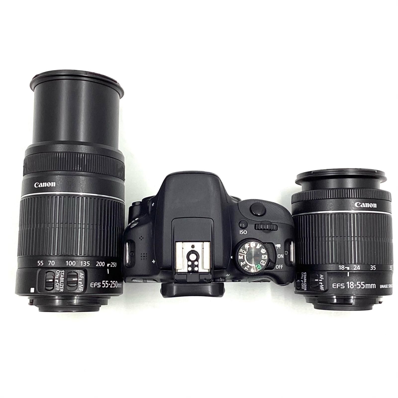 全額返金保証】【最速発送】Canon デジタル一眼 EOS Kiss X7 ダブル