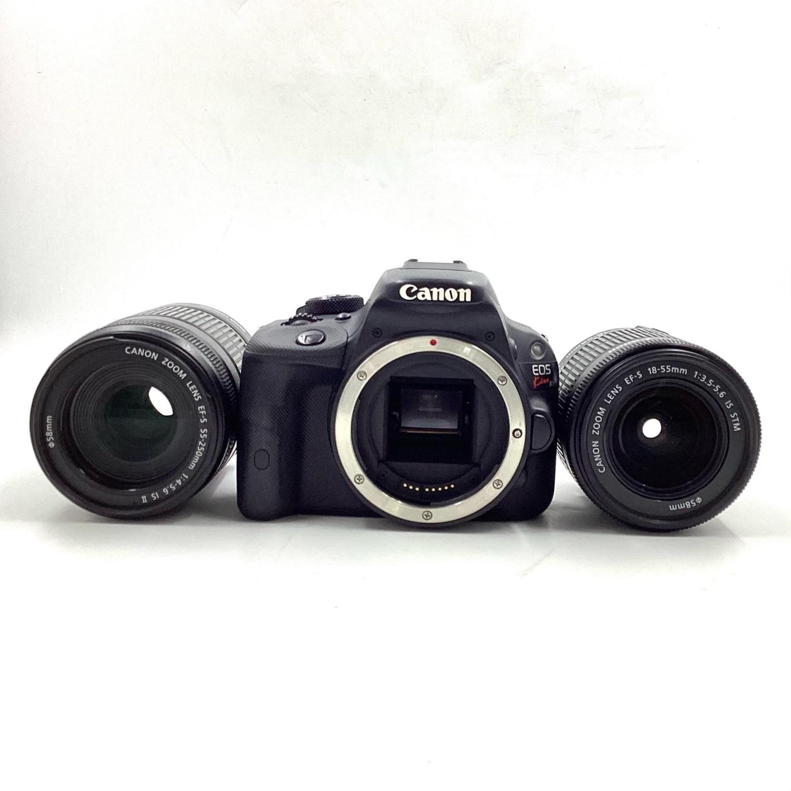 全額返金保証】【最速発送】Canon デジタル一眼 EOS Kiss X7 ダブル