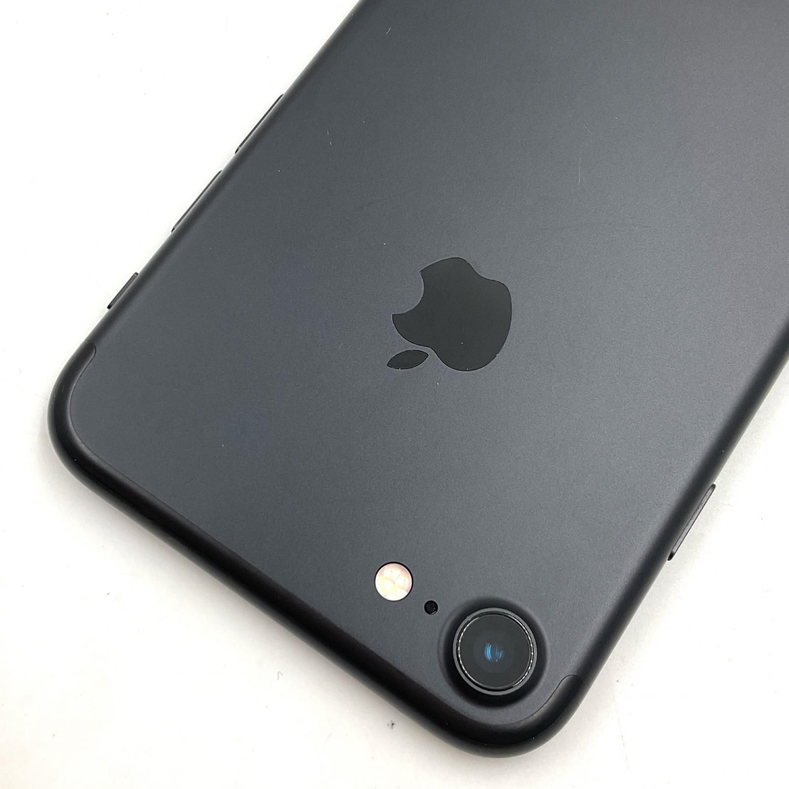 iPhone 7 128GB ブラック SIMフリー 白ロム 動作確認済 68%【全額返金