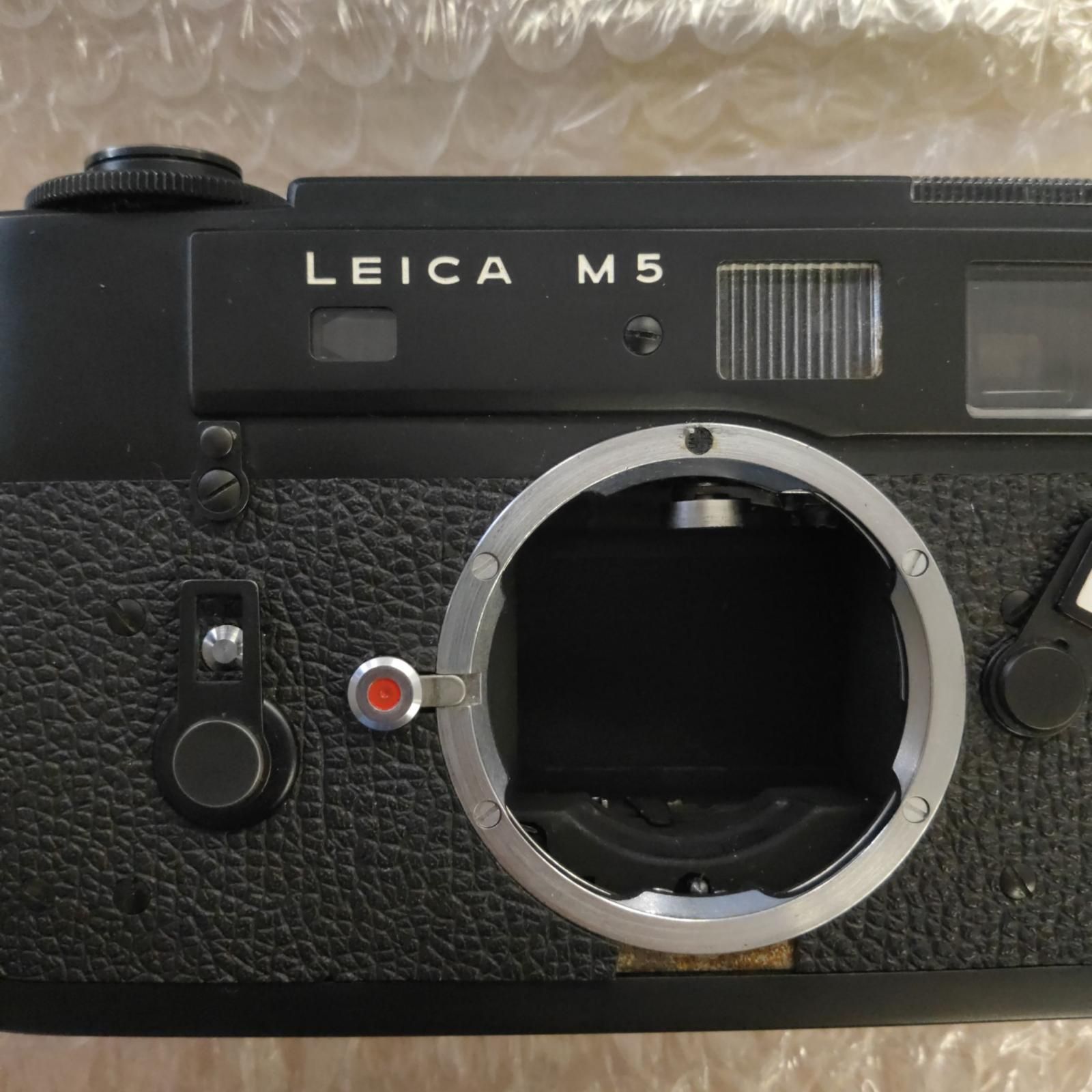 Leica M5 ブラッククローム 動作確認済【全額返金保証】【最速発送