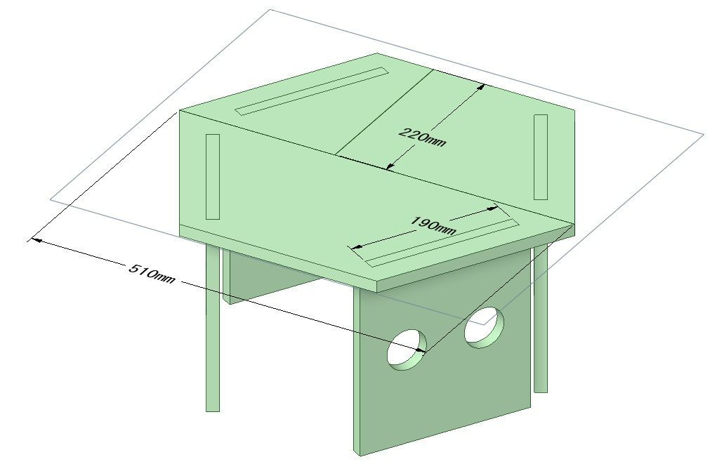 中サイズ OSB板 ヘキサゴンテーブル 2個セットヘキサテーブル 囲炉裏