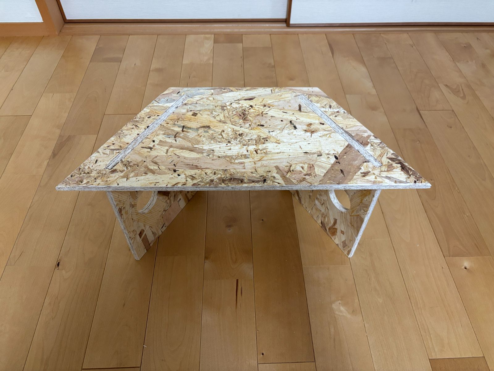 中サイズ OSB板 ヘキサゴンテーブル 6個セット ヘキサテーブル 囲炉裏