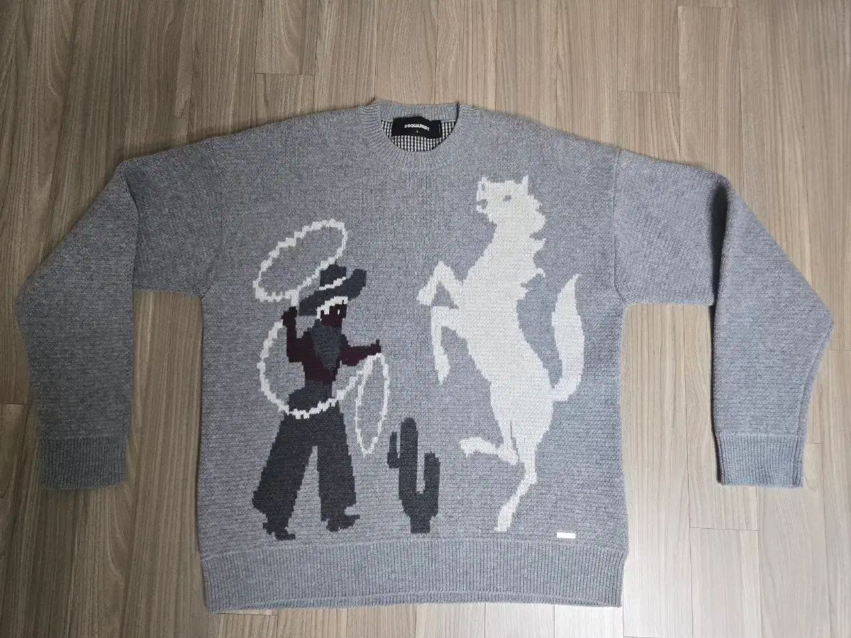 DSQUARED2 グレー ウール ニット セーター L - メルカリ