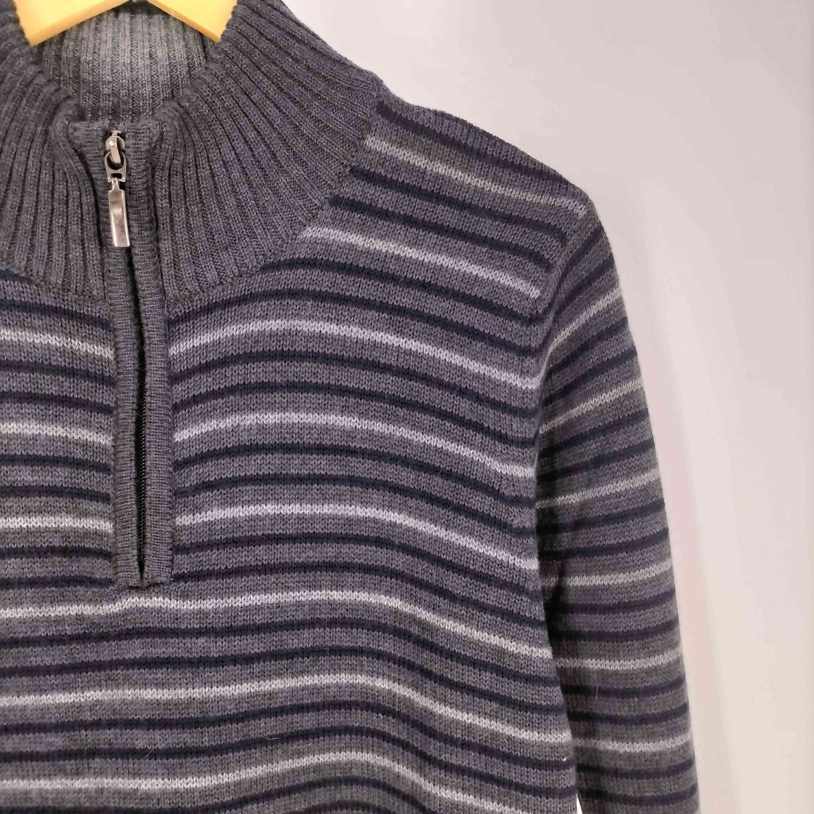 バーニーズニューヨーク BARNEYS NEWYORK イタリア製 アクリル メリノ 