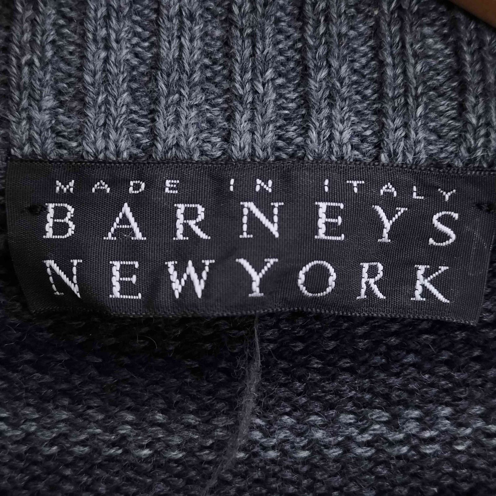 バーニーズニューヨーク BARNEYS NEWYORK イタリア製 アクリル メリノ 