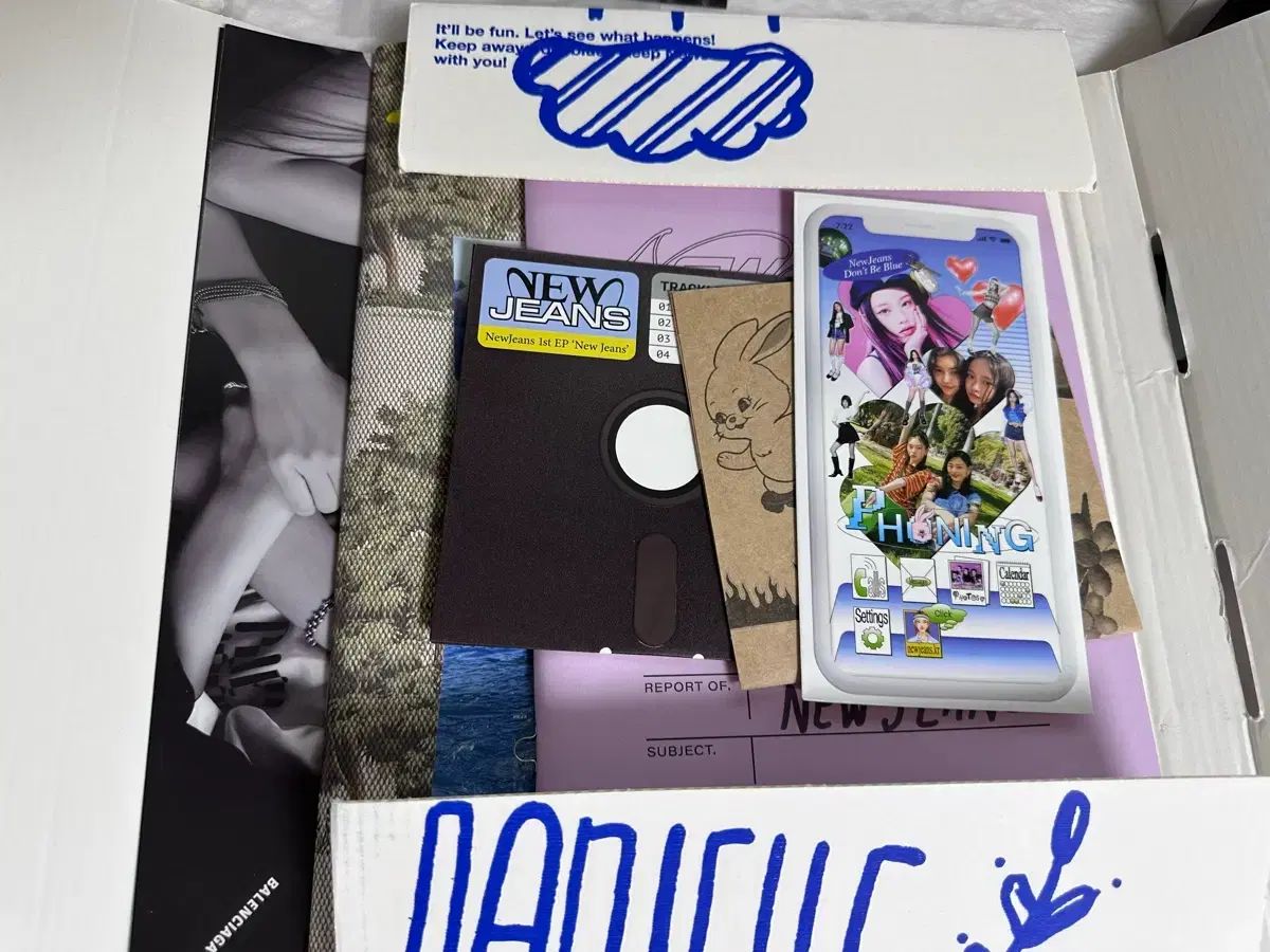 トレカ 付き NewJeans NJZ 開封アルバム DANIELLE Blue Book MINJI