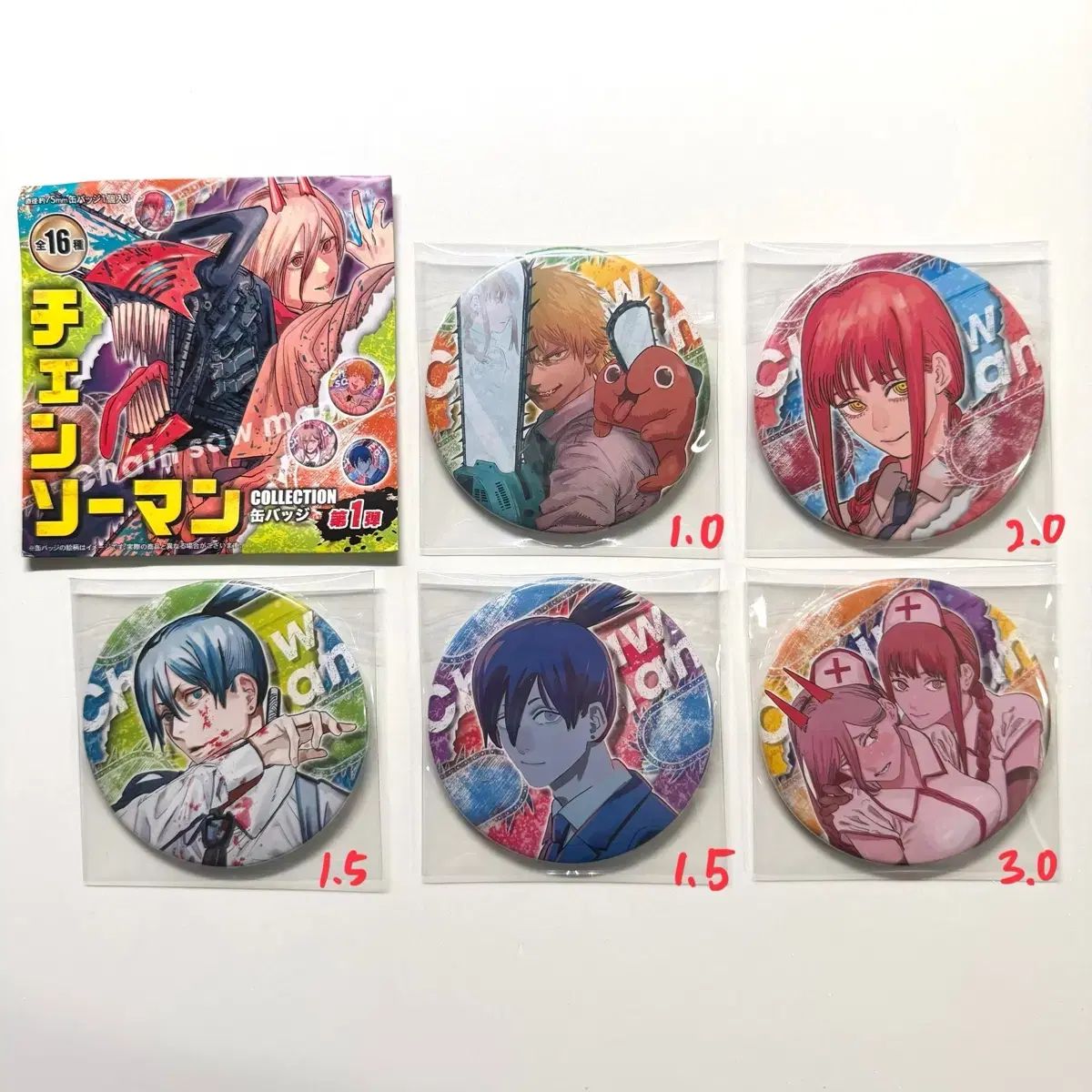 チェンソーマン 原画 コレクション 缶バッジ (マキマ パワー 看護師