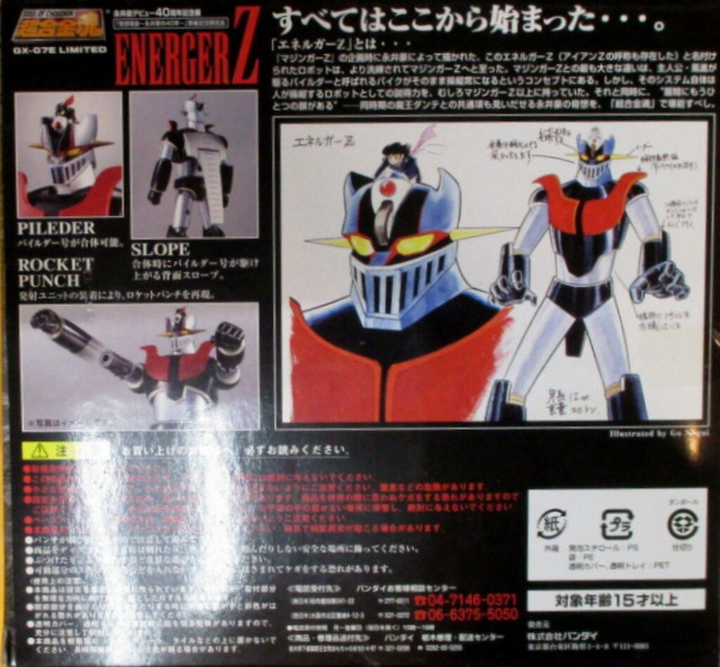 バンダイ 超合金魂 エネルガーZ GX 07 E