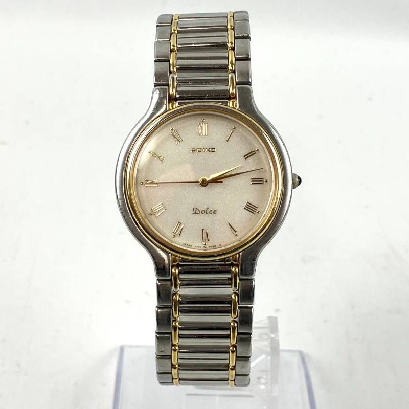 美品 稼働品 新品電池交換済み SEIKO セイコー 腕時計 アナログ Dolce