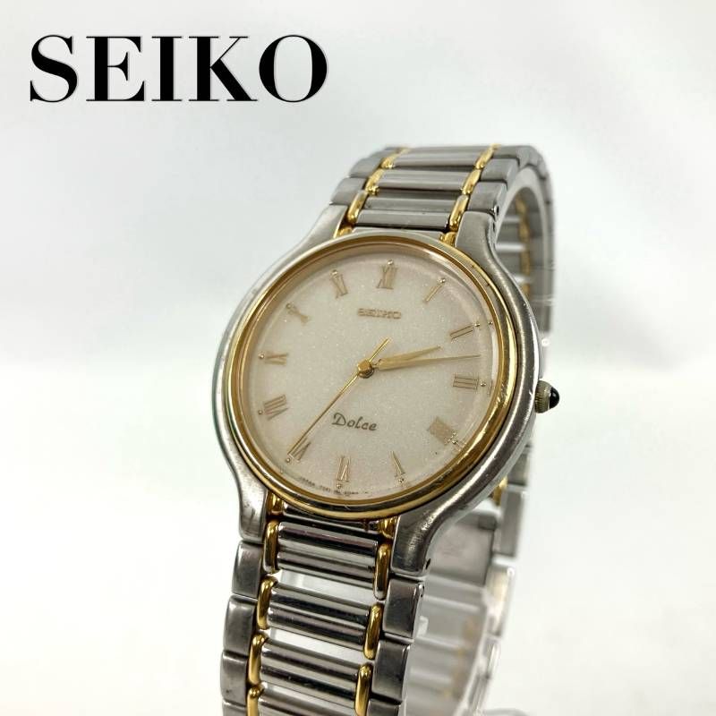 美品 稼働品 新品電池交換済み SEIKO セイコー 腕時計 アナログ Dolce