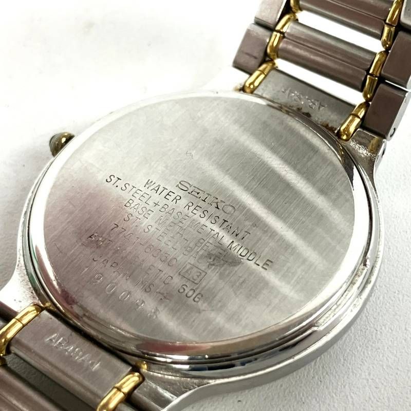 美品 稼働品 新品電池交換済み SEIKO セイコー 腕時計 アナログ Dolce 