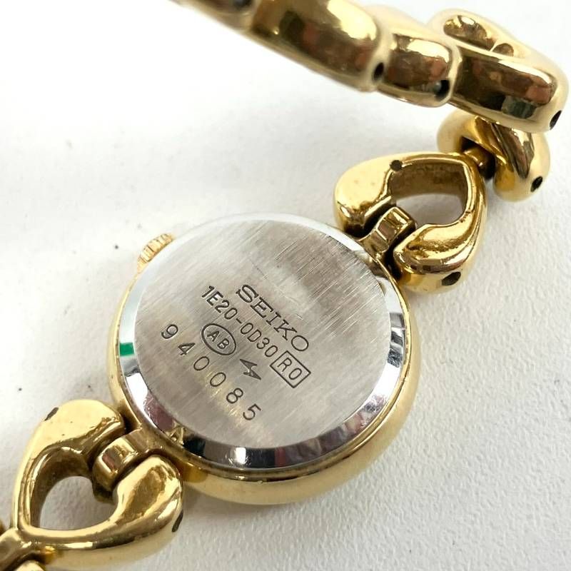 稼働品 新品電池交換済み SEIKO セイコー 腕時計 アナログ ハート 2針