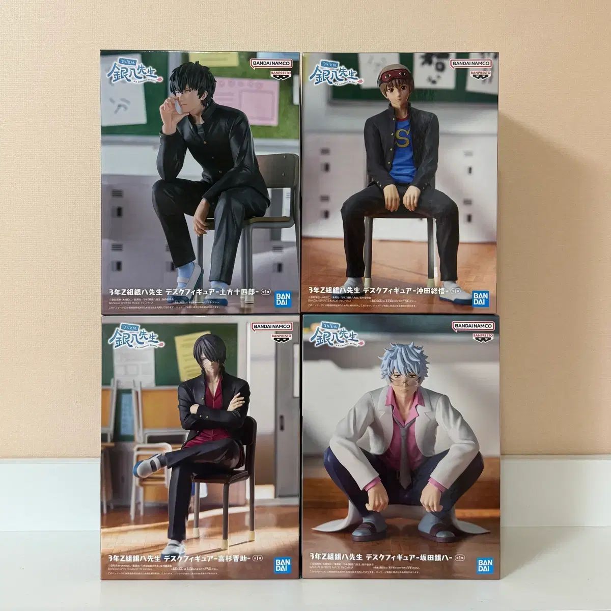 未開封) 銀魂 3年Z組銀八先生 デスクトップ フィギュア 全種 セット