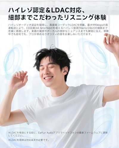  VGP 2025 SUMMER 金賞 EarFun Clip イヤーカフ イヤホン Bluetooth 6 0 LDACに対応 耳挟み式快適で安定した装着感 耳を塞がない 最大40時間連続再生 3 Dオーディオ 音漏れ防止とデュアルC型構 cb 8 abfad その他 キッチン 食器