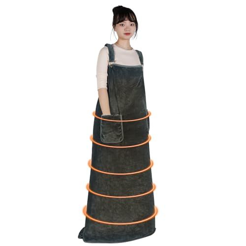 電気毛布 2025最新デザイン 着る電気毛布 着るこたつ 歩けるコタツ 掛け敷き兼用 足入れポケット 防寒対策 暖房器具e 923 d 51 4