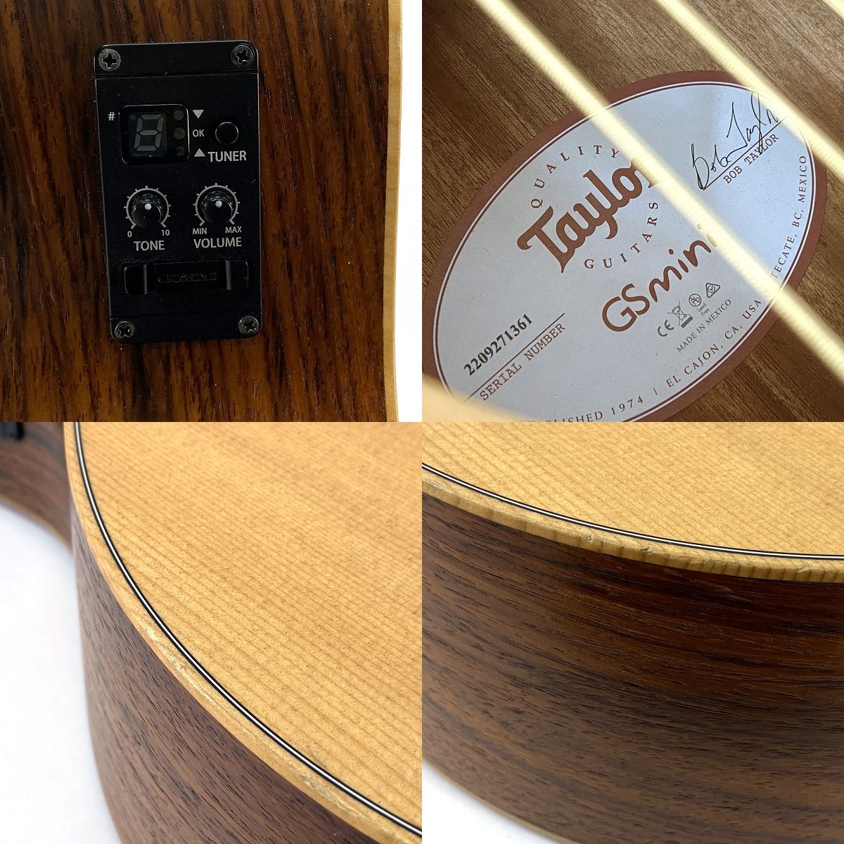 Taylor テイラー GS Mini ナチュラル エレアコ エレクトリック 
