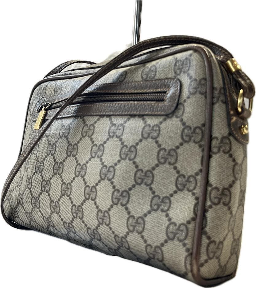 OLD GUCCI グッチ vintage GGスプリーム GG柄 ショルダーバッグ カメラ