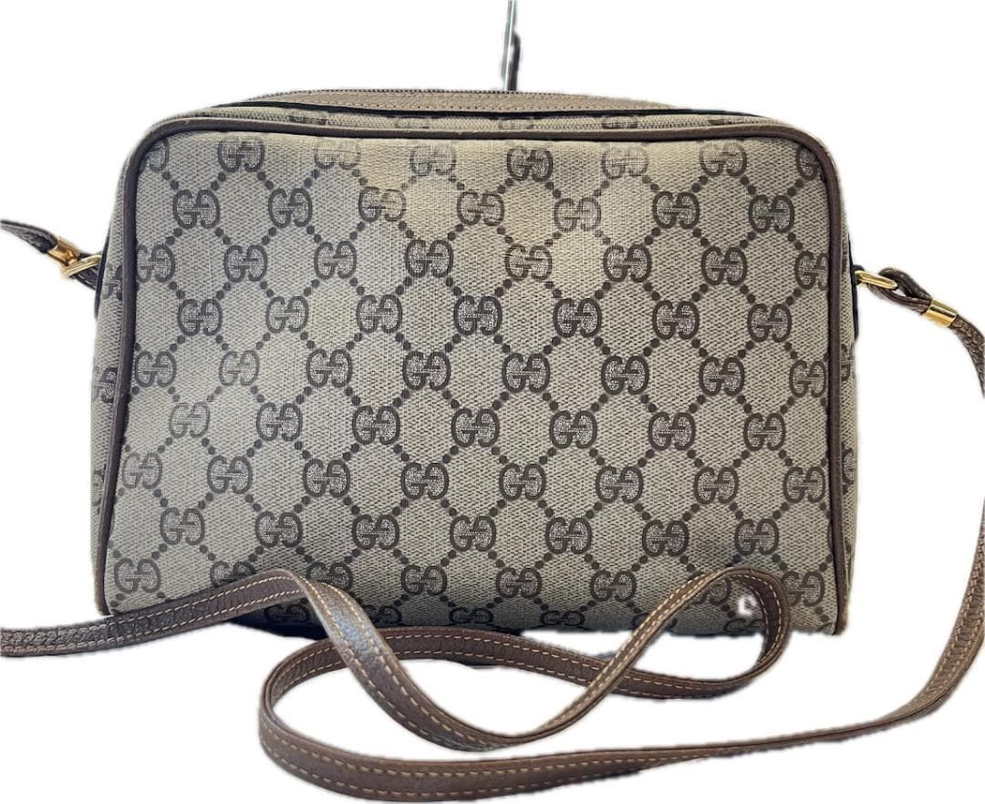 OLD GUCCI グッチ vintage GGスプリーム GG柄 ショルダーバッグ カメラ