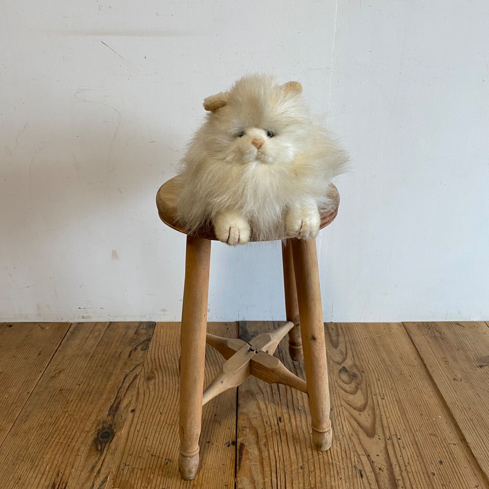 ヴィンテージ アバンセ ペルシャ猫 ぬいぐるみ 当時物 希少 y499