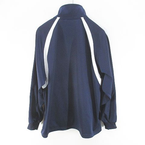 カッパ kappa トラックジャケット ジャージ M 紺系 ネイビー ライン