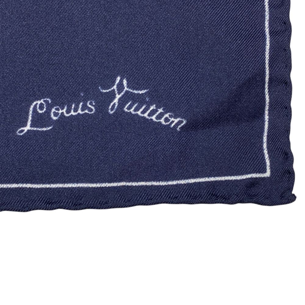 ルイ ヴィトン ポケットチーフ ハンカチ モノグラム サバンナ