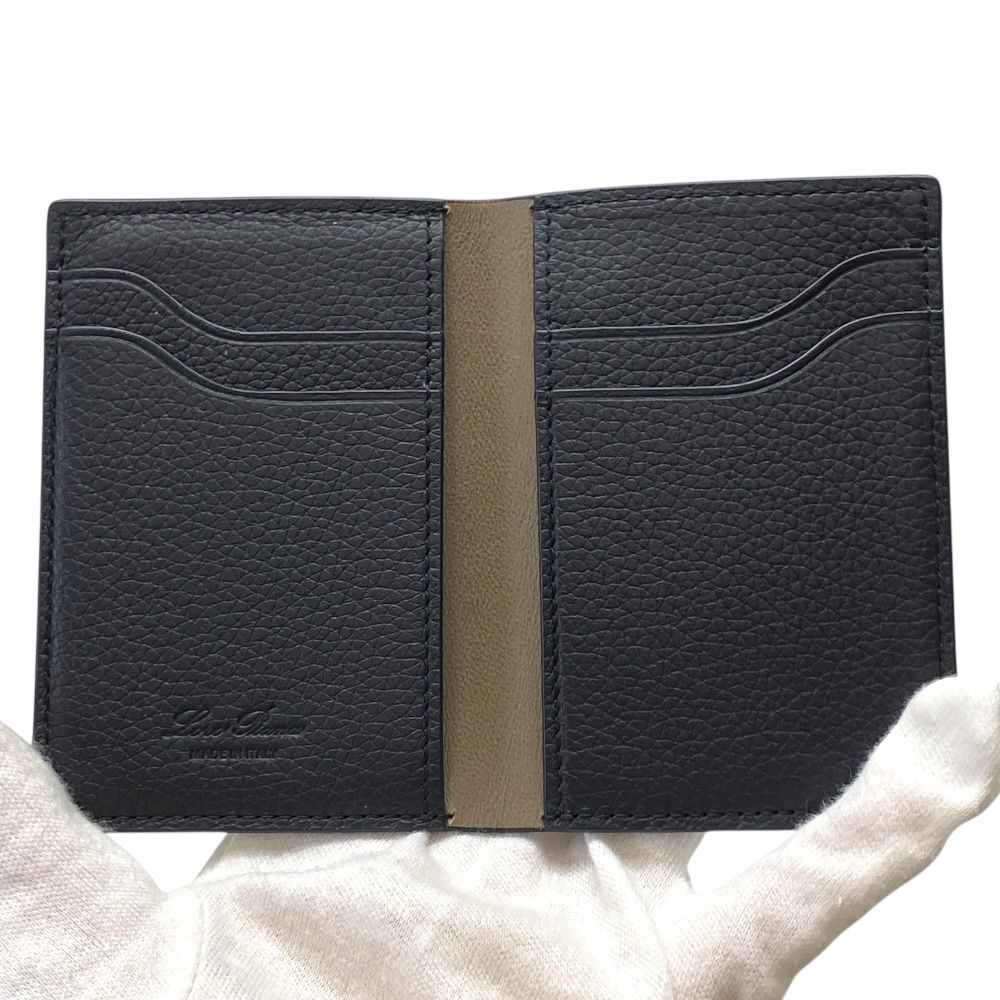 美品 ロロピアーナ エクストラ バイフォールド カードホルダー カード