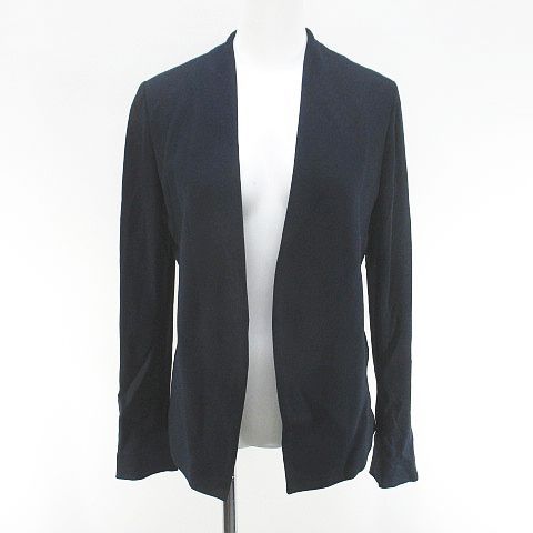 セオリーリュクス theory luxe ノーカラージャケット 薄手 前開き 38