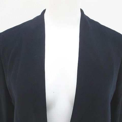 セオリーリュクス theory luxe ノーカラージャケット 薄手 前開き 38