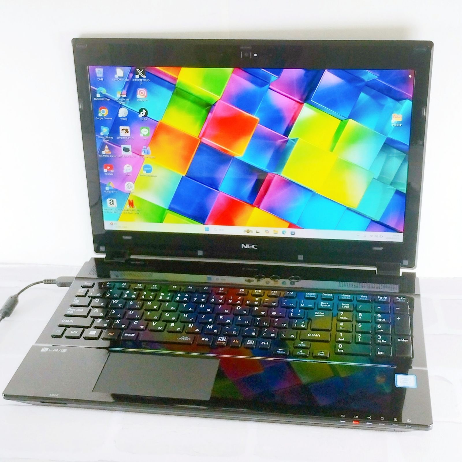 高性能✨SSD✨i7/第7世代✨Win11✨オフィス✨LAVIE✨ノートパソコン ノートパソコン LAVIE SOL ムーンブラック PC-S1375JAB(S1375/JAB