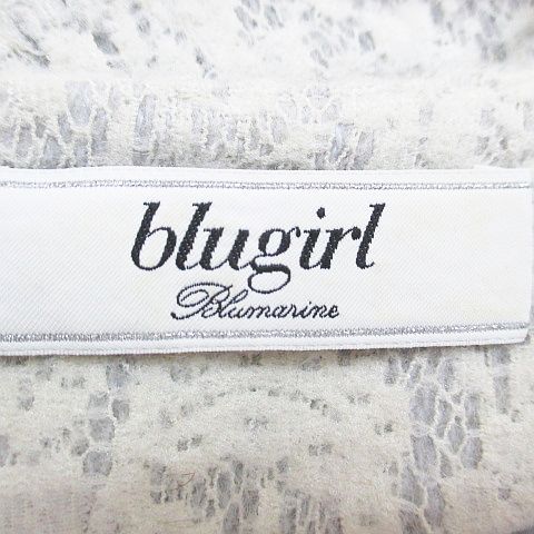 ブルーガール ブルマリン BLUGIRL BLUMARINE 半袖 膝丈 フレア  