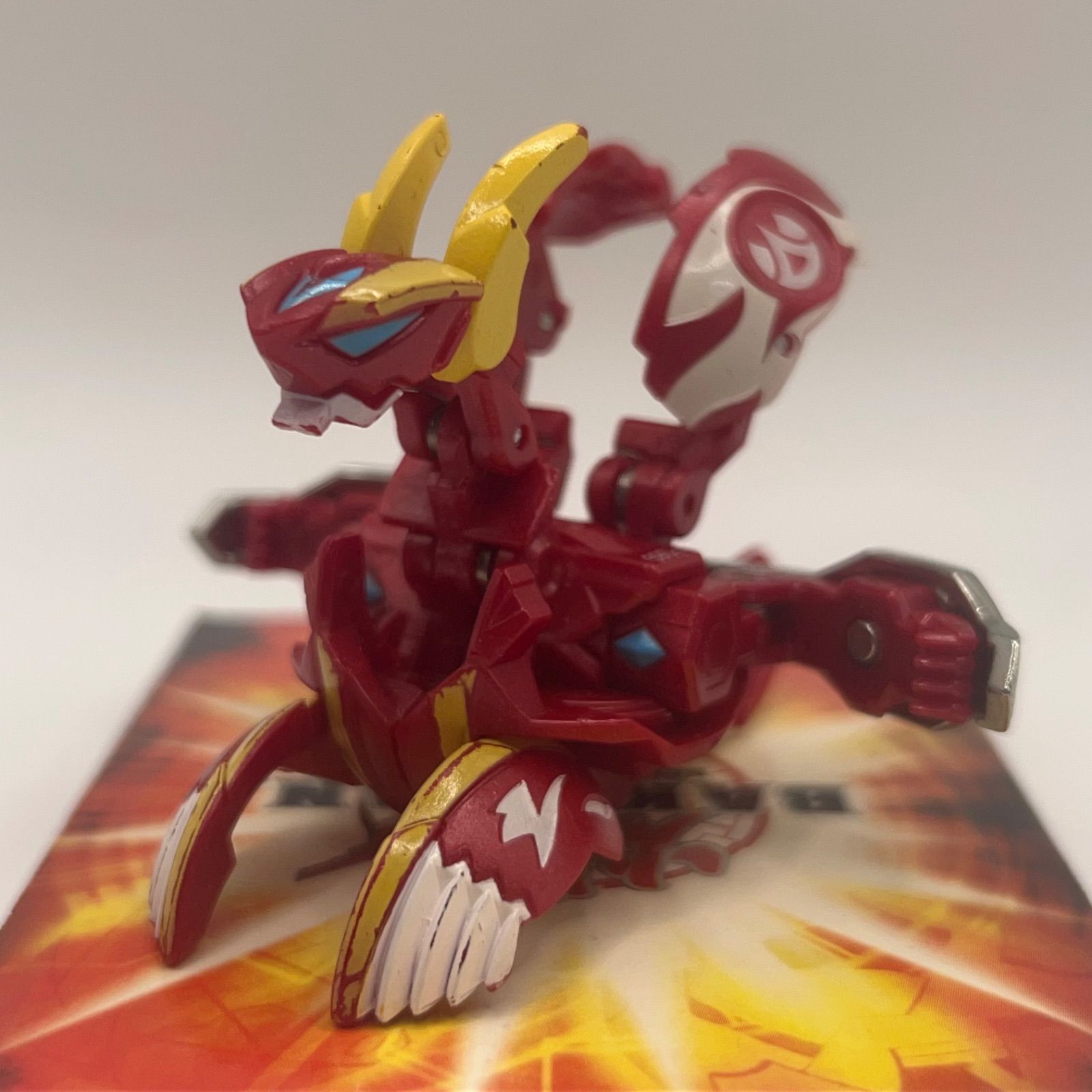 メルカリ市セール‼️ 爆丸　士ドラガオン(リング付き） Ring Slash for fourth-dimensional transformation! Opening the