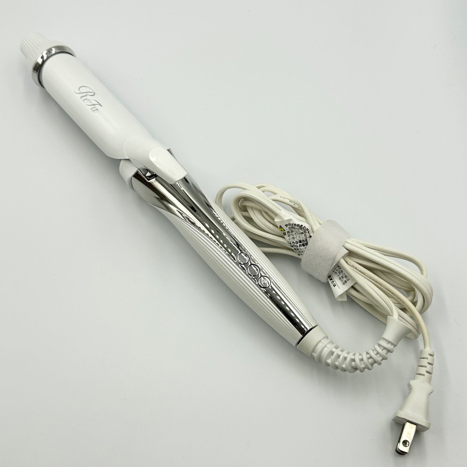 ReFa カールヘアアイロン RE-AF00A ホワイト 32mm 美品】ReFa カールヘアアイロン RE-AF00A ホワイト32mm