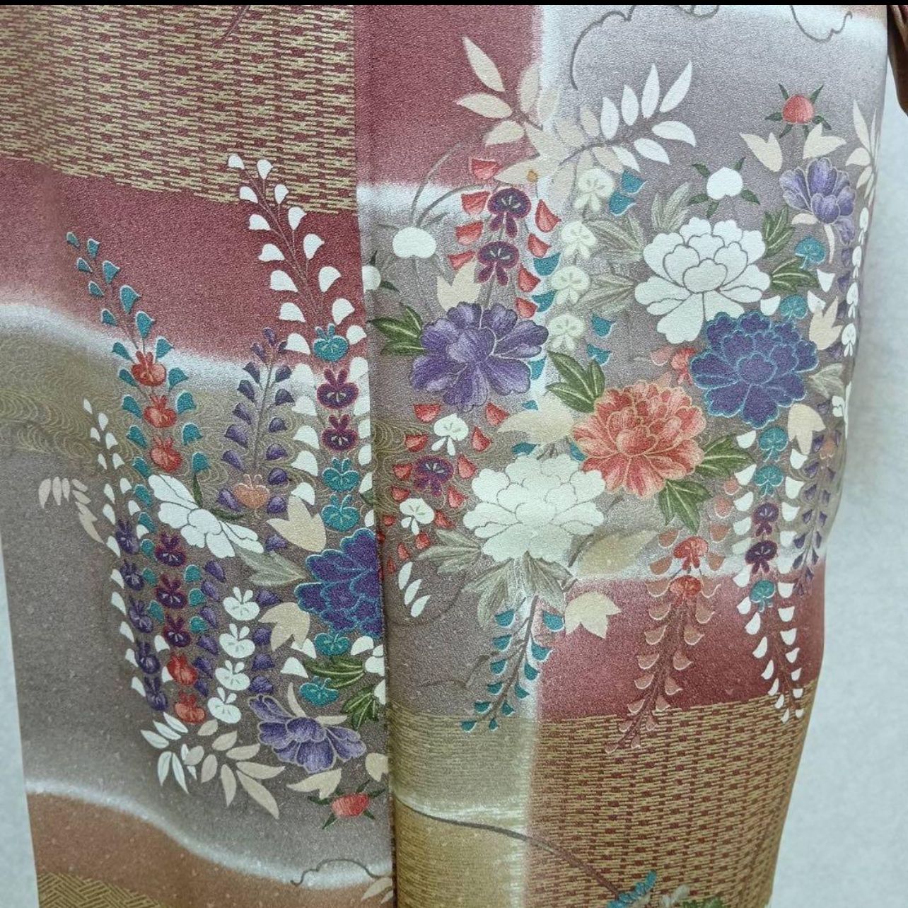 未使用近い 美品 袷 正絹 友禅 小紋 フルセット - メルカリ